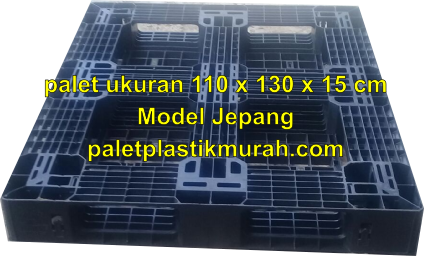 palet plastik bekas murah ukuran 110 x 130 x 15 cm
