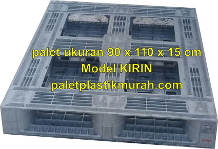 palet plastik bekas murah ukuran 90 x 110 x 15 cm